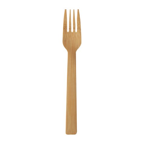 Tenedor de bambú L 165 mm - Paquete de 100