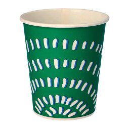 Cup in cardboard Spring green 20 cl - pack of 100 pieces