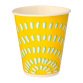 Gobelet en carton Spring jaune - 30 cl - Lot de 100