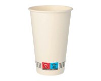 Vaso de cartón blanco - 30 cl - Lote de 100