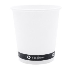 Vasos desechables cartón 20 cl  White - Paquete de 100