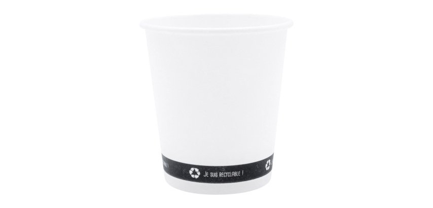Kartonnen beker Wit - 20/27,6 cl - Set van 100