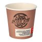 Cup in cardboard Pure Joy purple 10 cl - pack of 80 pieces