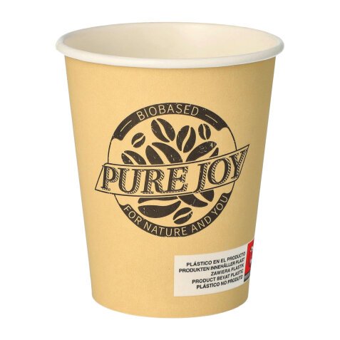 Gobelet en carton PureJoy beige - 20 cl - Lot de 100