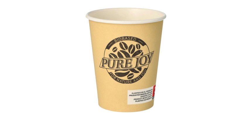 Gobelet en carton PureJoy beige - 20 cl - Lot de 100