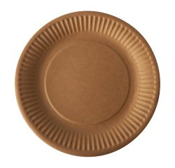 Platos desechables cartón Pure Ø 19 cm - paquete de 100