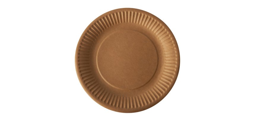 Assiette en carton Ø 19 cm Pure - Lot de 100