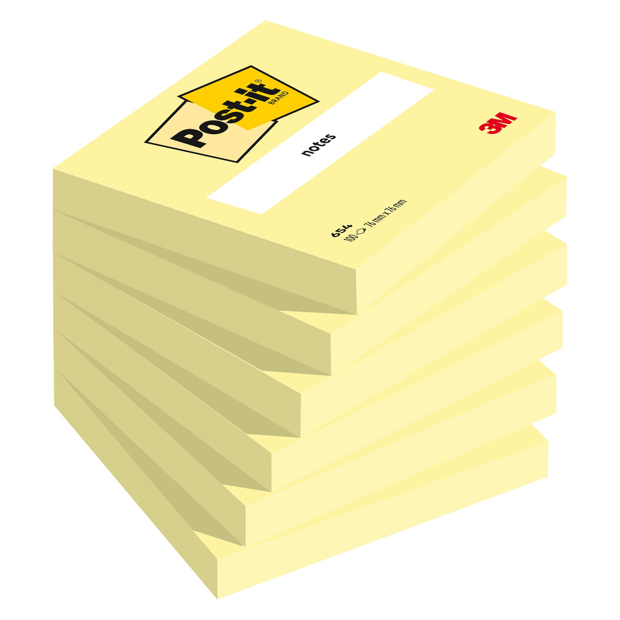 Notes Repositionnables Jaunes Post It Bloc De 100 Feuilles