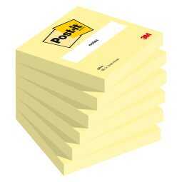 Notes repositionnables jaunes Post-it - bloc de 100 feuilles