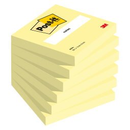 Gele notes Post-it - blok van 100 vellen