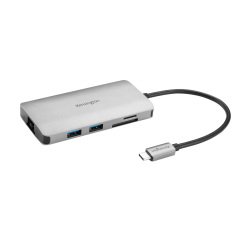 Dock station Estación de acoplamiento móvil USB C de 8 puertos Kensington (USB-A / C / SD / MicroSD / HDMI)