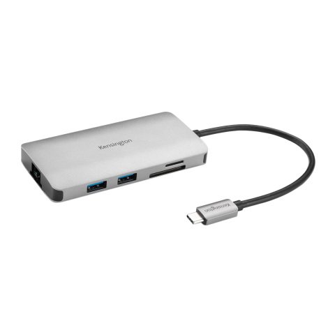 Dock station Estación de acoplamiento móvil USB C de 8 puertos Kensington (USB-A / C / SD / MicroSD / HDMI)