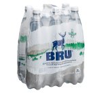 Eau gazeuse Bru 1,25 L - 6 bouteilles