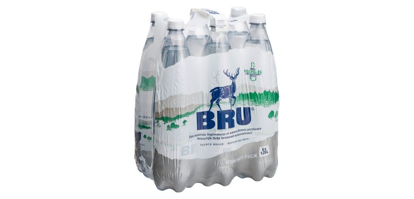 Eau gazeuse Bru 1,25 L - 6 bouteilles