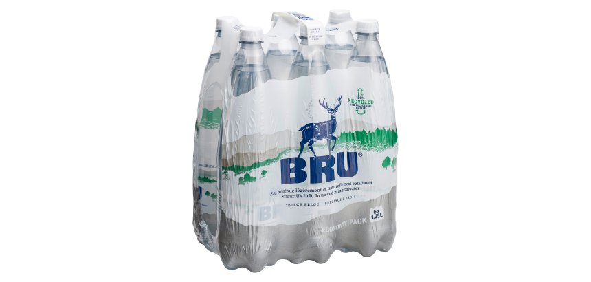 Eau gazeuse Bru 1,25 L - 6 bouteilles