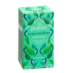 Infusion trois menthes Bio Pukka - Boîte de 20 sachets