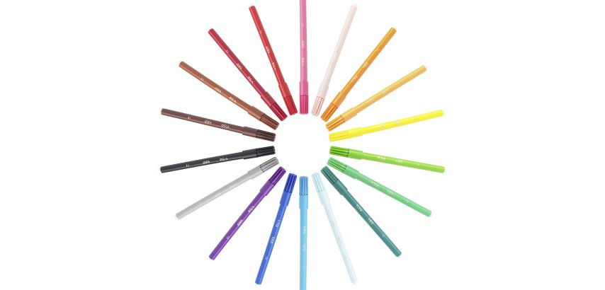 Filzstift Bic Kids Visa - Eimer von 84 Stück