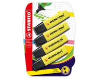 Subrayador Stabilo Boss amarillo - Blister de 4