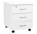 Cassettiere 3 cassetti Cubo l x p x h 42 x 50 x 53 cm