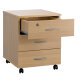 Drawer cabinet wood Cubo 3 drawers