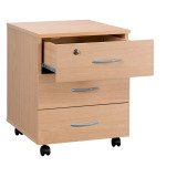 Caisson bois Cubo 3 tiroirs hêtre