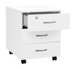 Cassettiere 3 cassetti Cubo l x p x h 42 x 50 x 53 cm