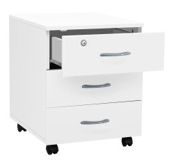 Cassettiere 3 cassetti Cubo l x p x h 42 x 50 x 53 cm