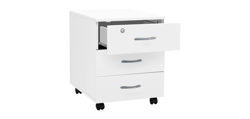 Cassettiere 3 cassetti Cubo l x p x h 42 x 50 x 53 cm