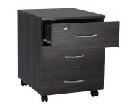 Cajonera madera móvil Cubo 3 cajones