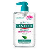 Gel hydroalcoolique désinfectant Sanytol thé vert - Flacon 250 ml
