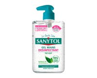 Gel hydroalcoolique désinfectant Sanytol thé vert - Flacon 250 ml