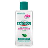 Gel hydroalcoolique désinfectant Sanytol thé vert - Flacon 75 ml
