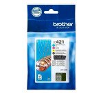 Brother LC421VAL Pack 4 cartuchos colores separados (páginas 200 x 4)