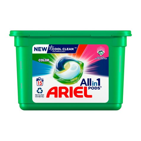 Ariel All in 1 couleur - boîte de 15 pods