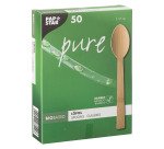 Cuillère en bambou L 17 cm - Paquet de 100