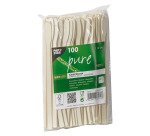 Agitateurs en papier, longueur 140 mm - Paquet de 100