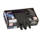 Gants jetables nitrile non poudré noir - Boîte de 100 gants