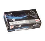 Gants jetables nitrile non poudré noir - Boîte de 100 gants