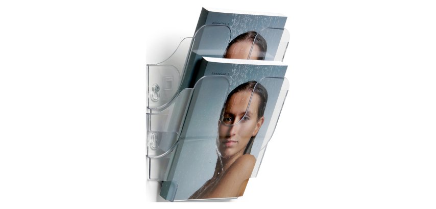 Wandordner 2 Fächer Durable - Format A5 (15 x 21 cm) - farblos