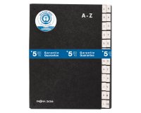 ```html
Card organizer Pagna 24 positions alphabetical black
```