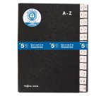 Trieur carte Pagna 24 positions alphabétiques noir