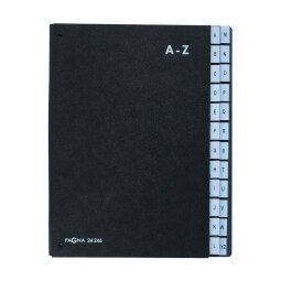 Trieur carte Pagna 24 positions alphabétiques noir