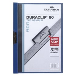 Chemise de présentation à clip DURABLE - Sachet de 5