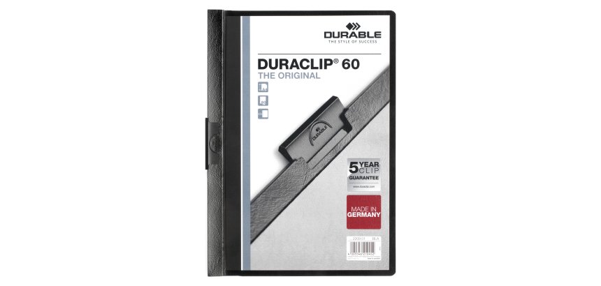 Chemise de présentation à clip DURABLE - Sachet de 5