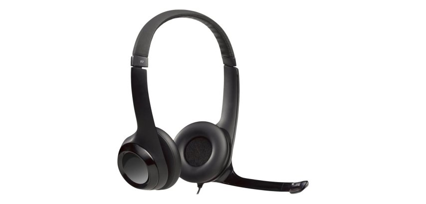 Wired headset with mic H390 USB Logitech for computer