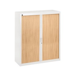 Bruneau Rolling shutter wardrobe W 120 x D 45 cm three heights available
