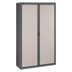 Armoire à rideaux démontables 200 x 120 cm anthracite