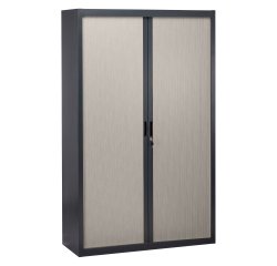 Bruneau Rolling shutter wardrobe W 120 x D 45 cm three heights available