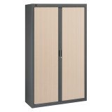 Armoire à rideaux démontables 200 x 120 cm anthracite