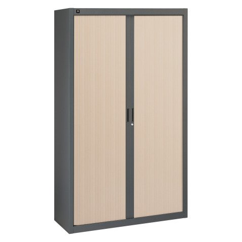 Armoire à rideaux démontables 200 x 120 cm anthracite